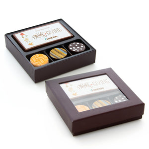 Edible Imprint Chocolate Bar With 3 Truffles