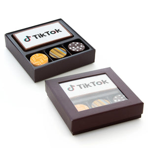 Edible Imprint Chocolate Bar With 3 Truffles