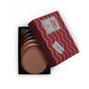 6-Piece Engraved Chocolate Cookie Set