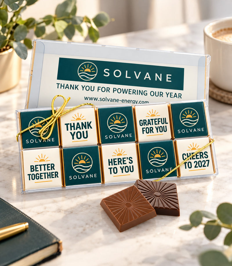 Set of 10 Chocolate Squares