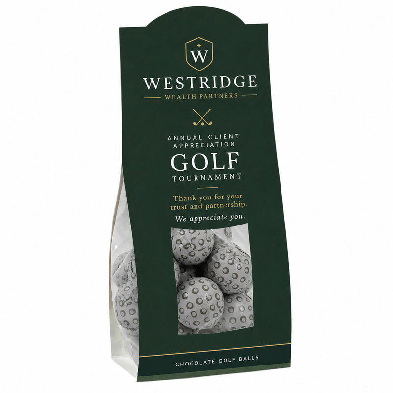 Chocolate Golf Ball Pouch