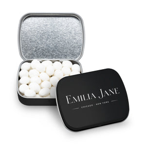 Small Hinged Mint or Candy Tin