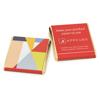 Wrapped Chocolate Squares - 1.75"