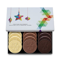 12-Piece Engraved Chocolate Cookie Set