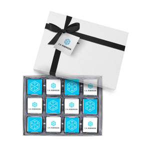 12 Chocolate Squares in Gift Box