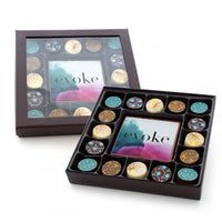 Edible Imprint Chocolate Bar With 16 Truffles
