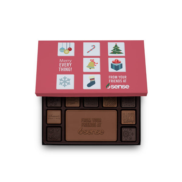 Centerpiece Set With Engraved Squares | 19-pieces
