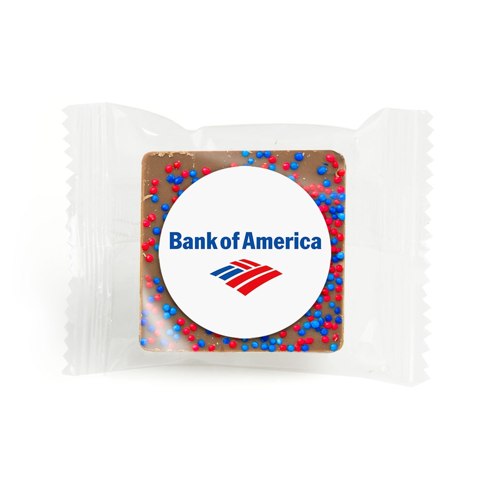 Decorated Chocolate Squares
