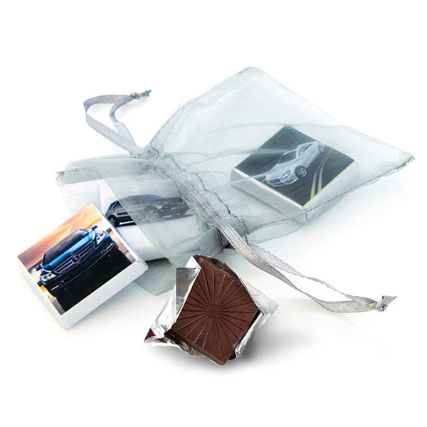 Organza Bag With Chocolate Squares