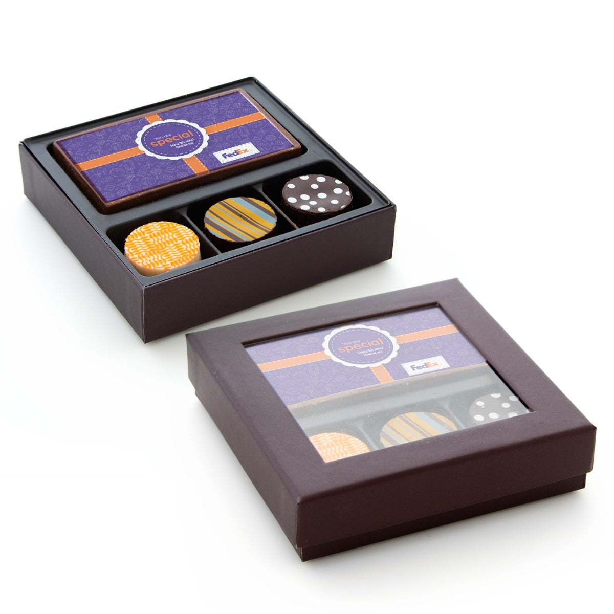 Custom Truffle Gift Box (3pc) | Elegant Corporate Favors