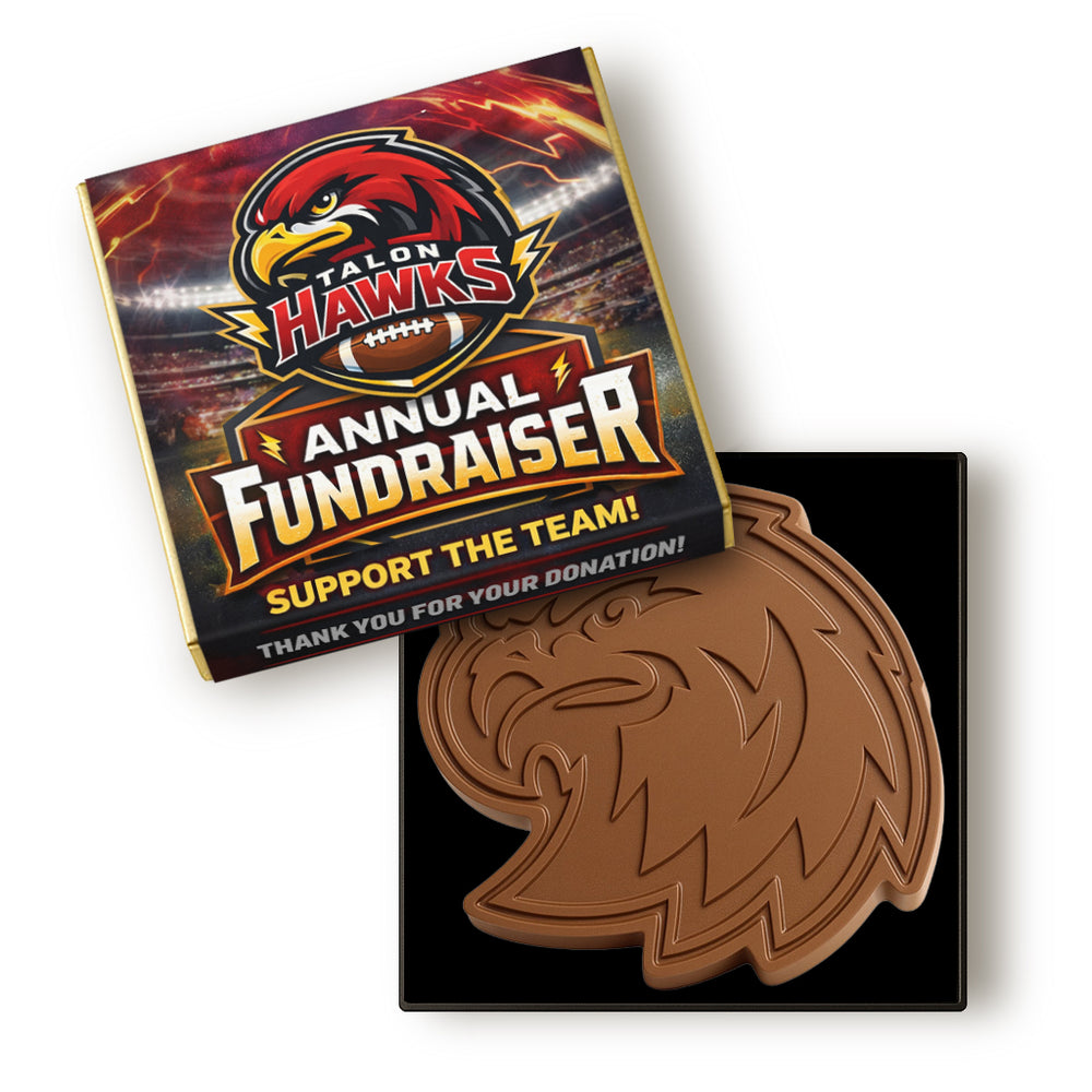 4x4 Custom Chocolate Shape in Gift Box