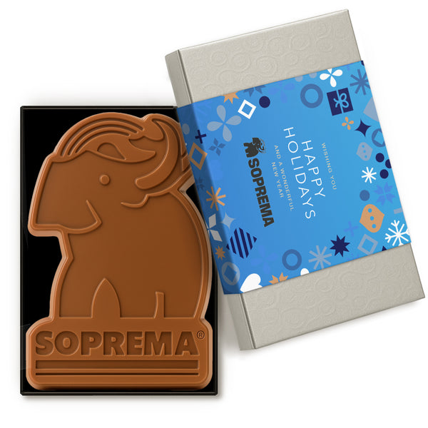 4x6 Custom Chocolate Shape in Gift Box