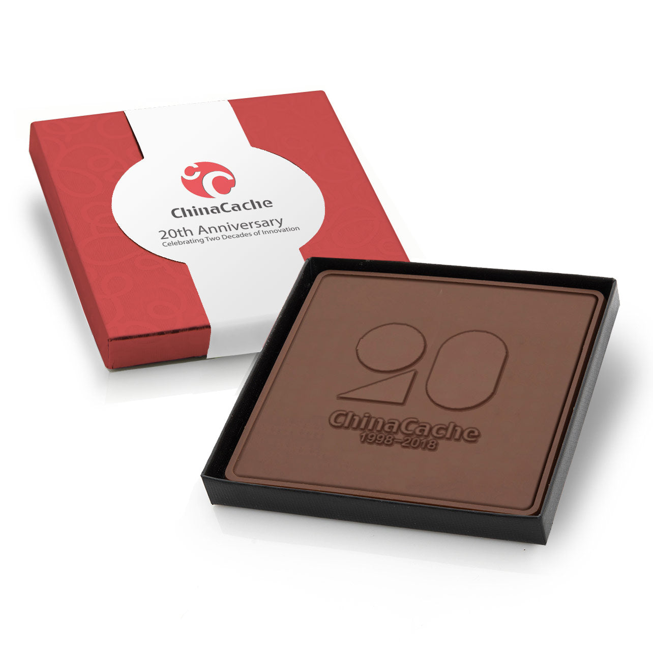 Custom-Engraved 4x4in Chocolate Bar