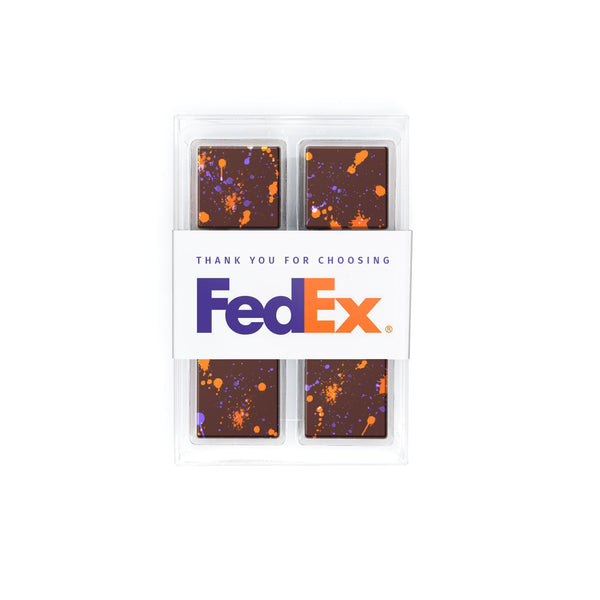 Color Splatter Chocolate Squares | Set of 6