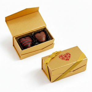 Valentine Chocolate Hearts – 2 Piece Gift Box