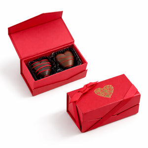 Valentine Chocolate Hearts – 2 Piece Gift Box