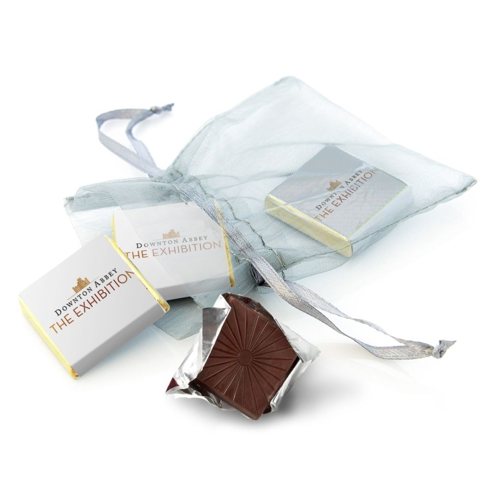Organza Bag With Chocolate Squares