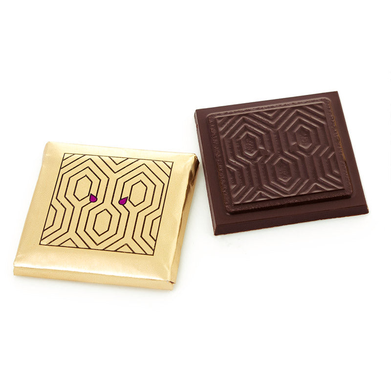 Custom Molded Chocolate Squares