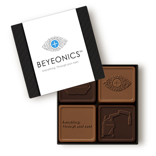Engraved Chocolate Squares | Set of 4