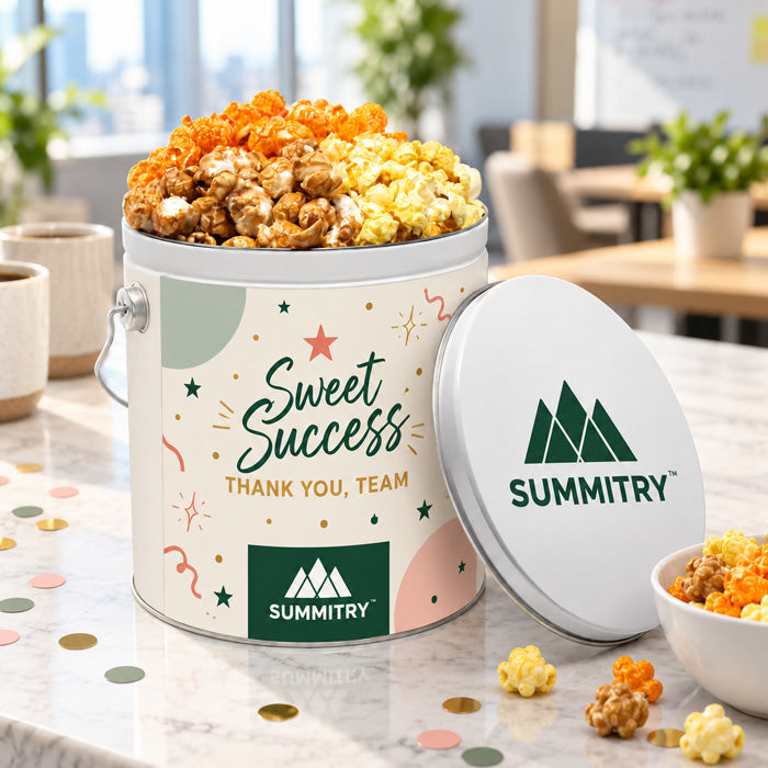 Custom Popcorn Tins | 1 Gallon