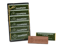 6-Pack - 2"x5" Engraved Chocolate Bar Gift Set - One Wrapper Design