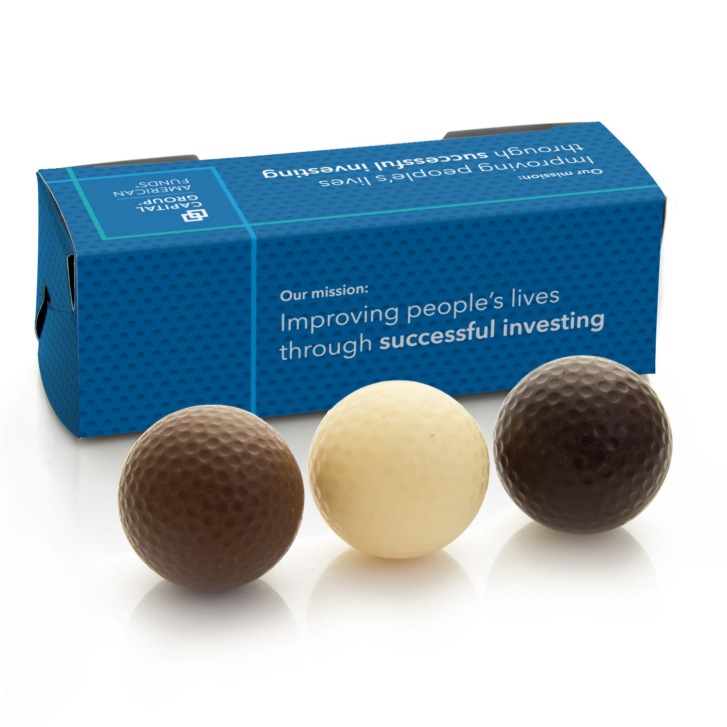 Custom branded golf ball box