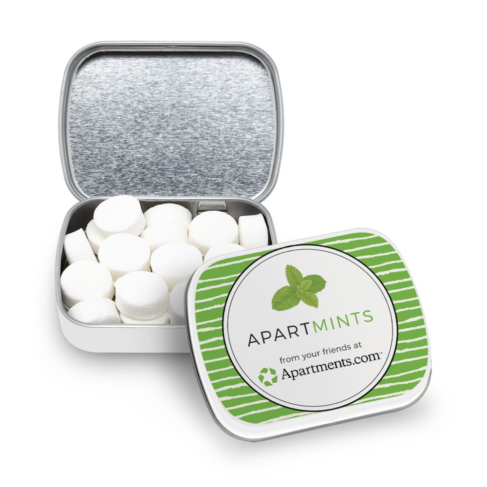 Mints in Embossed Pocket Mint Tin