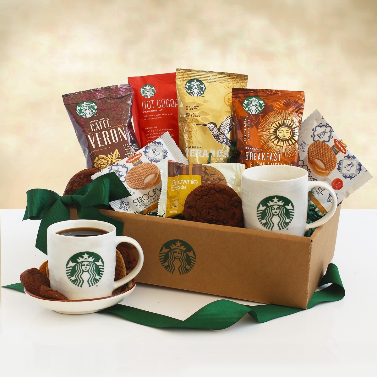 NEW Starbucks Holiday Gift Set: Classic Hot Cocoa w/ Red Ceramic Mug, 2023